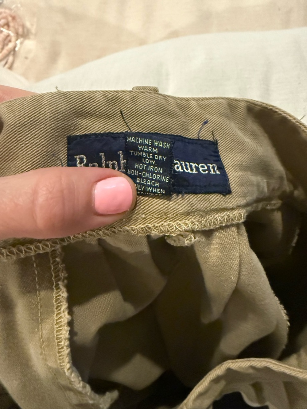 Ralph Lauren Olive Green A-Line Maxi Skirt - Picture 7 of 7